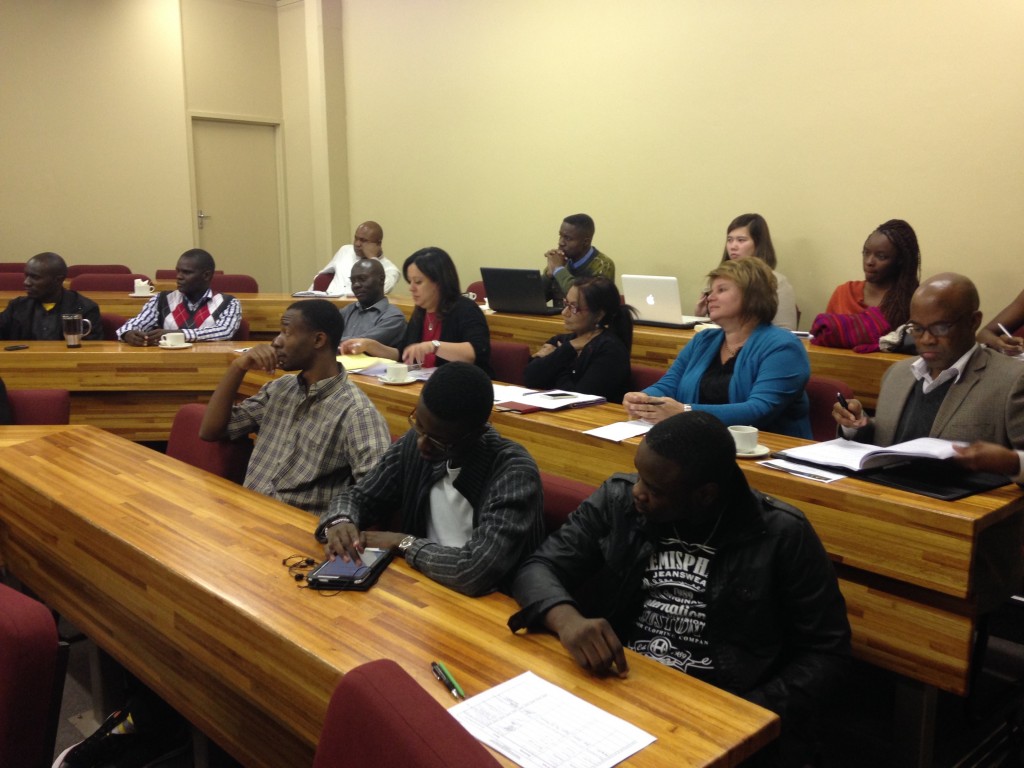Middle row: officials from the Department of Justice and Constitutional Development